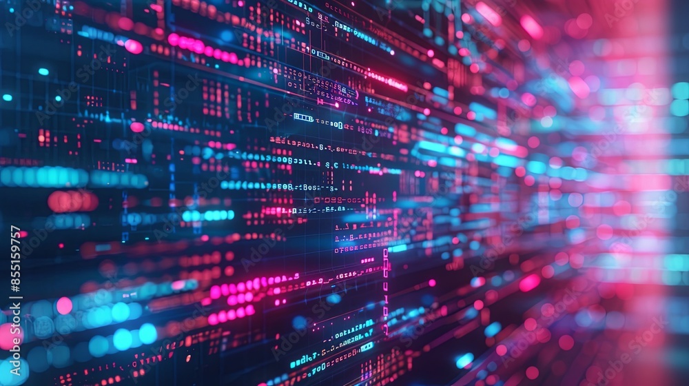 programming and code development abstract bright wallpaper