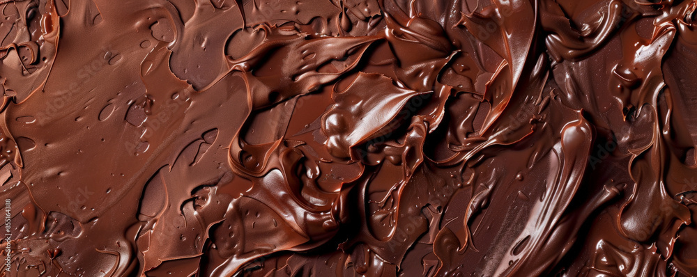 Chocolate background with smooth, chocolate ganache with a shiny finish. Chocolate background with smooth, chocolate ganache with a shiny finish.