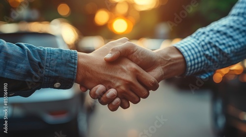 Handshake Agreement in the City