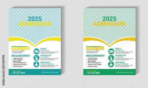  Private Tutor, School & College Flyer Template, Online Tutors, School & College Flyer Template, Course Poster Template, Education Flyer Vector Template Design