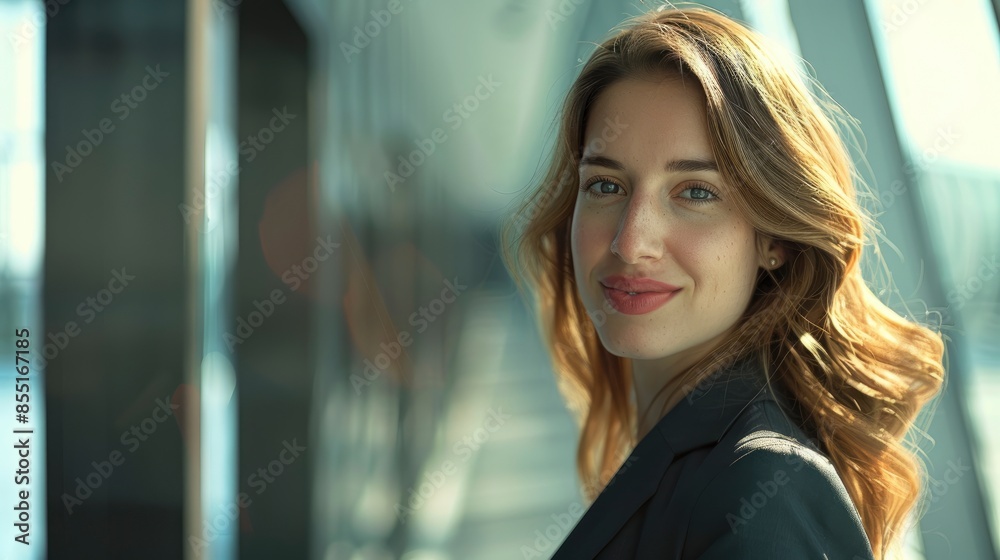A Smiling Businesswoman Radiates Confidence And Positivity, Her Demeanor A Testament To Her Resilience And Success In The Professional World A Smiling Businesswoman Radiates Confidence And Positivity, Her Demeanor A Testament To Her Resilience And Success In The Professional World