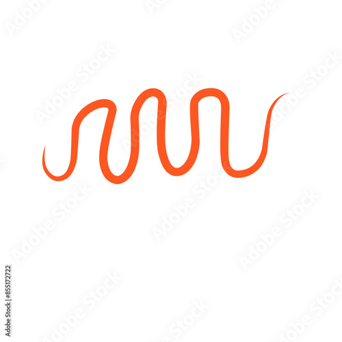 Abstract Wavy Squiggle