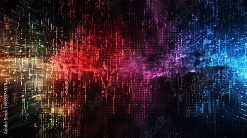 programming and code development abstract bright wallpaper