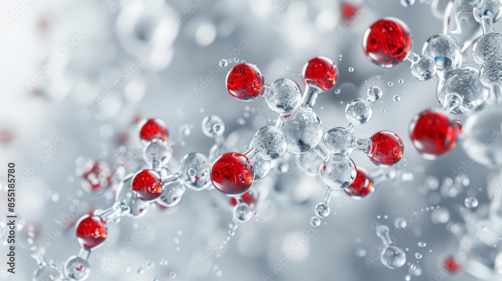 Close-up red clear nanostructures against a white background, precision innovation nanotechnology in drug delivery, showcasing the intricate design of nanocarriers in pharmaceutical research. Close-up red clear nanostructures against a white background, precision innovation nanotechnology in drug delivery, showcasing the intricate design of nanocarriers in pharmaceutical research.