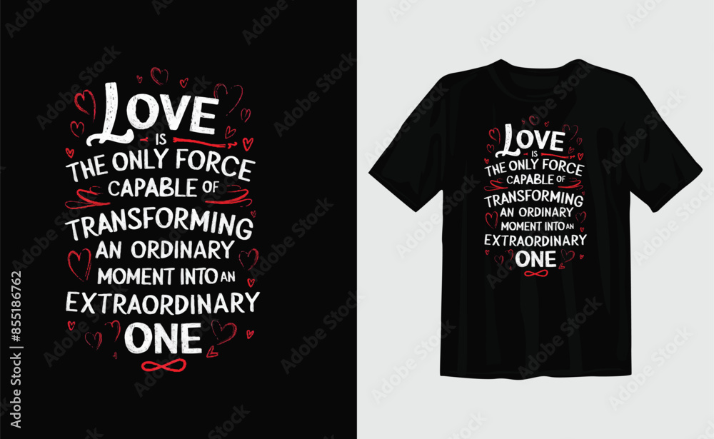 Fototapeta premium Simple and motivational typography t shirt design