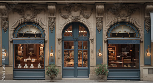  small vintage europaen shop facade