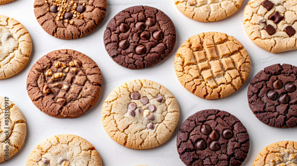 Chocolate Chip Cookies Assortment, Ideal for Sweet Treat Marketing Chocolate Chip Cookies Assortment, Ideal for Sweet Treat Marketing