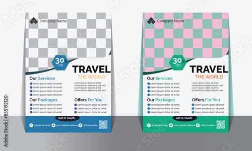 It's a very beautiful traveling related or tour related flyer design with enthusiastic way.