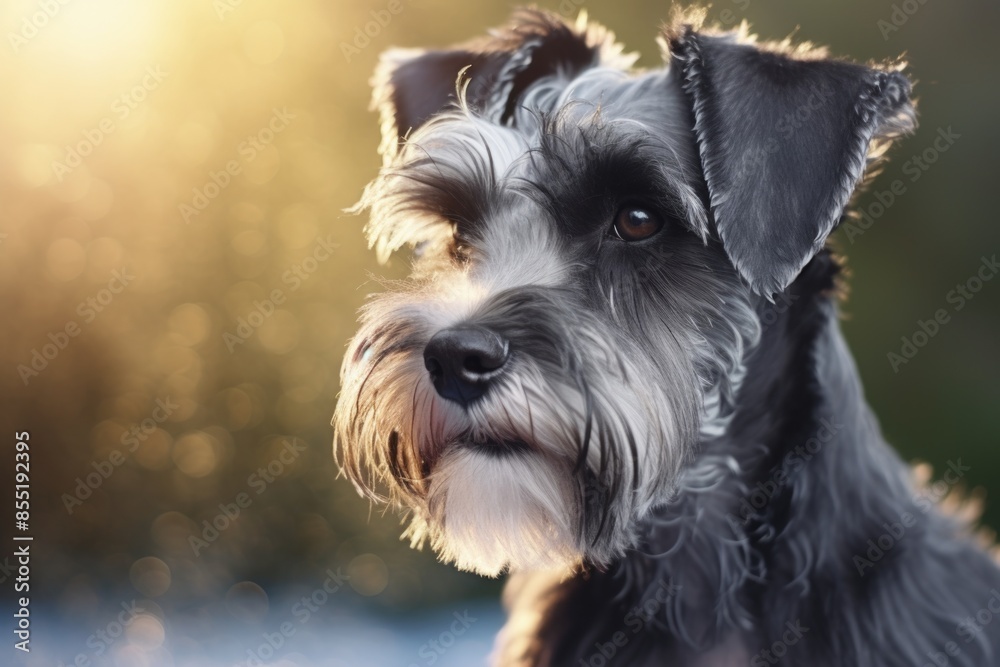 Close-up shot of a dog's face with the surrounding environment out of focus Close-up shot of a dog's face with the surrounding environment out of focus
