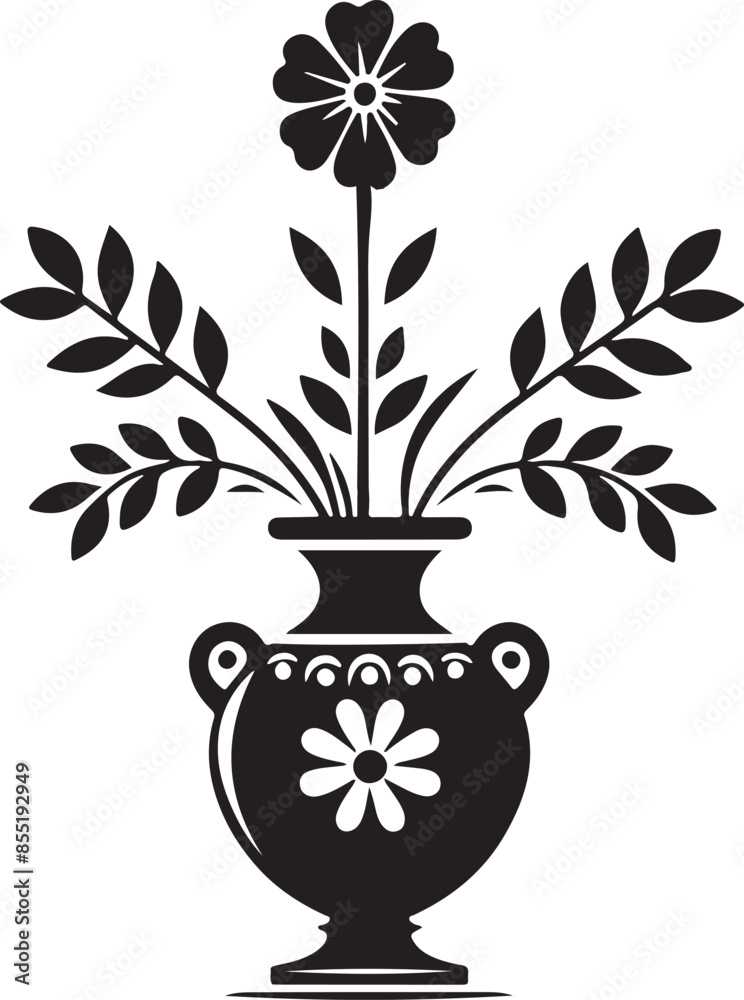 vase with flowers vase with flowers