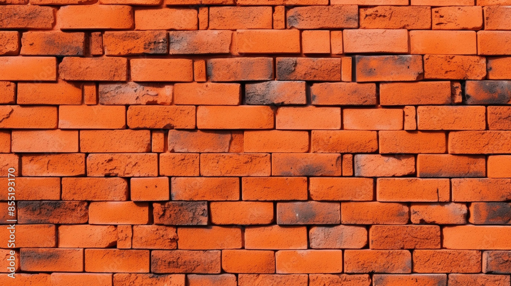 Obraz premium orange brick wall background