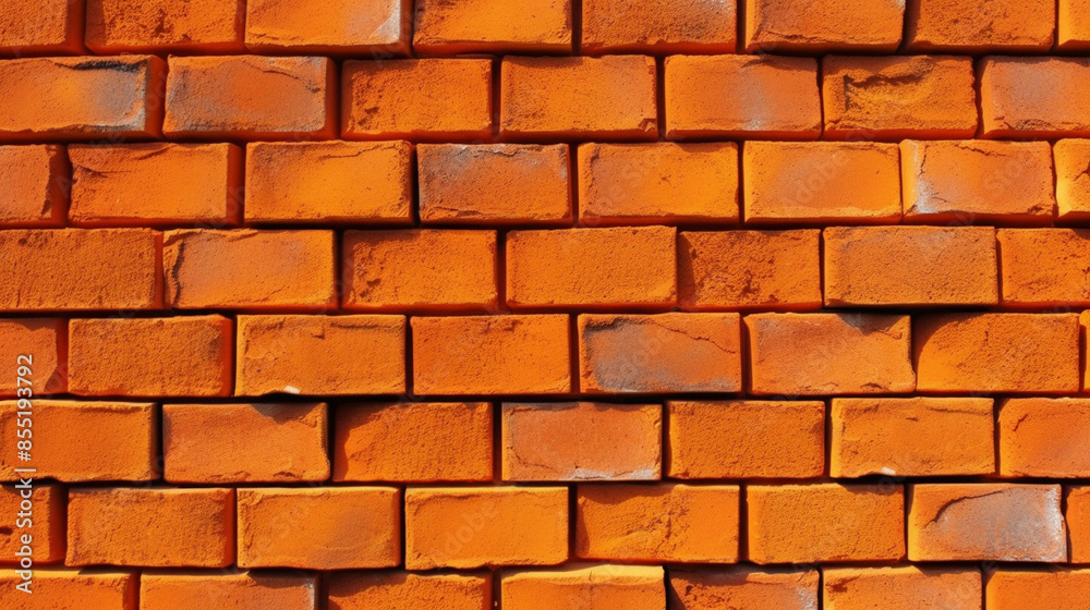 Obraz premium orange brick wall background