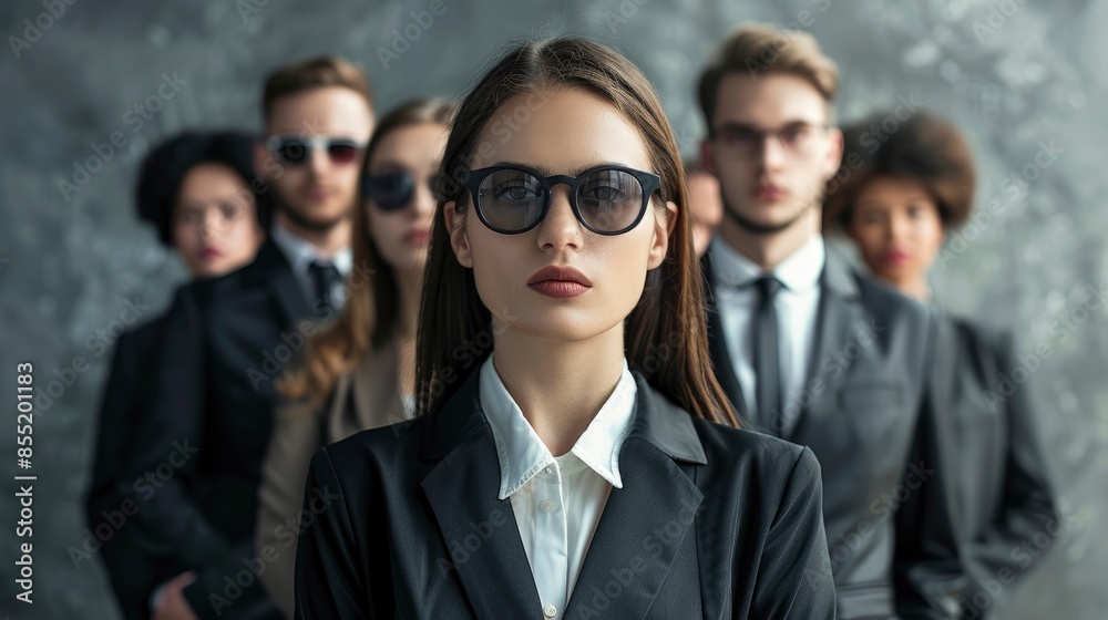 A Business Leader Woman, Guiding Her Team With Confidence And Vision A Business Leader Woman, Guiding Her Team With Confidence And Vision
