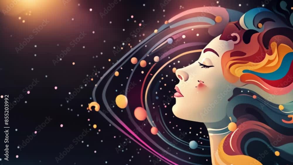 abstract background with stars abstract background with stars