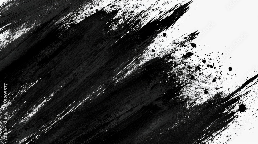 Obraz premium A person snowboarding down a mountain in a black and white photo