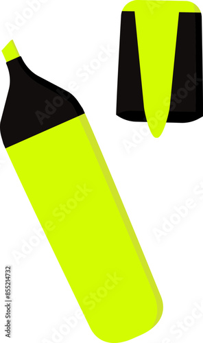 illustration of Highlighter Pen