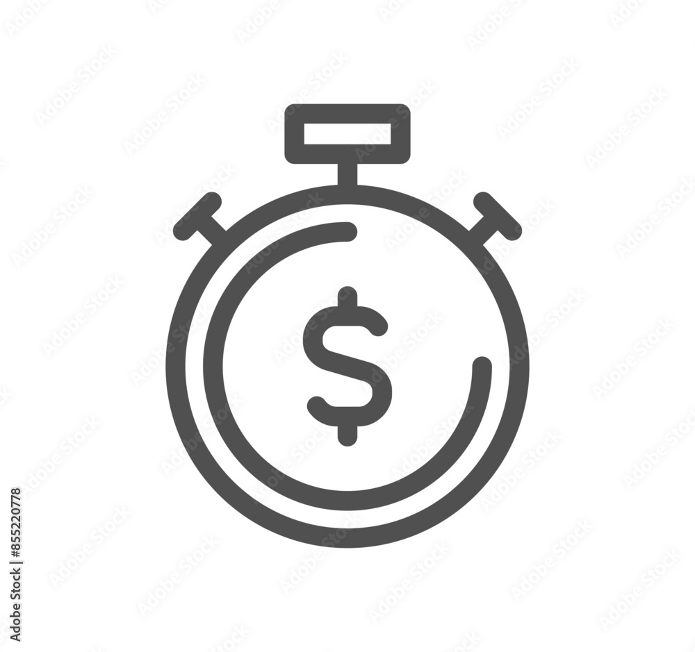Money and payment icon outline and linear vector.
Money and payment icon outline and linear vector.
