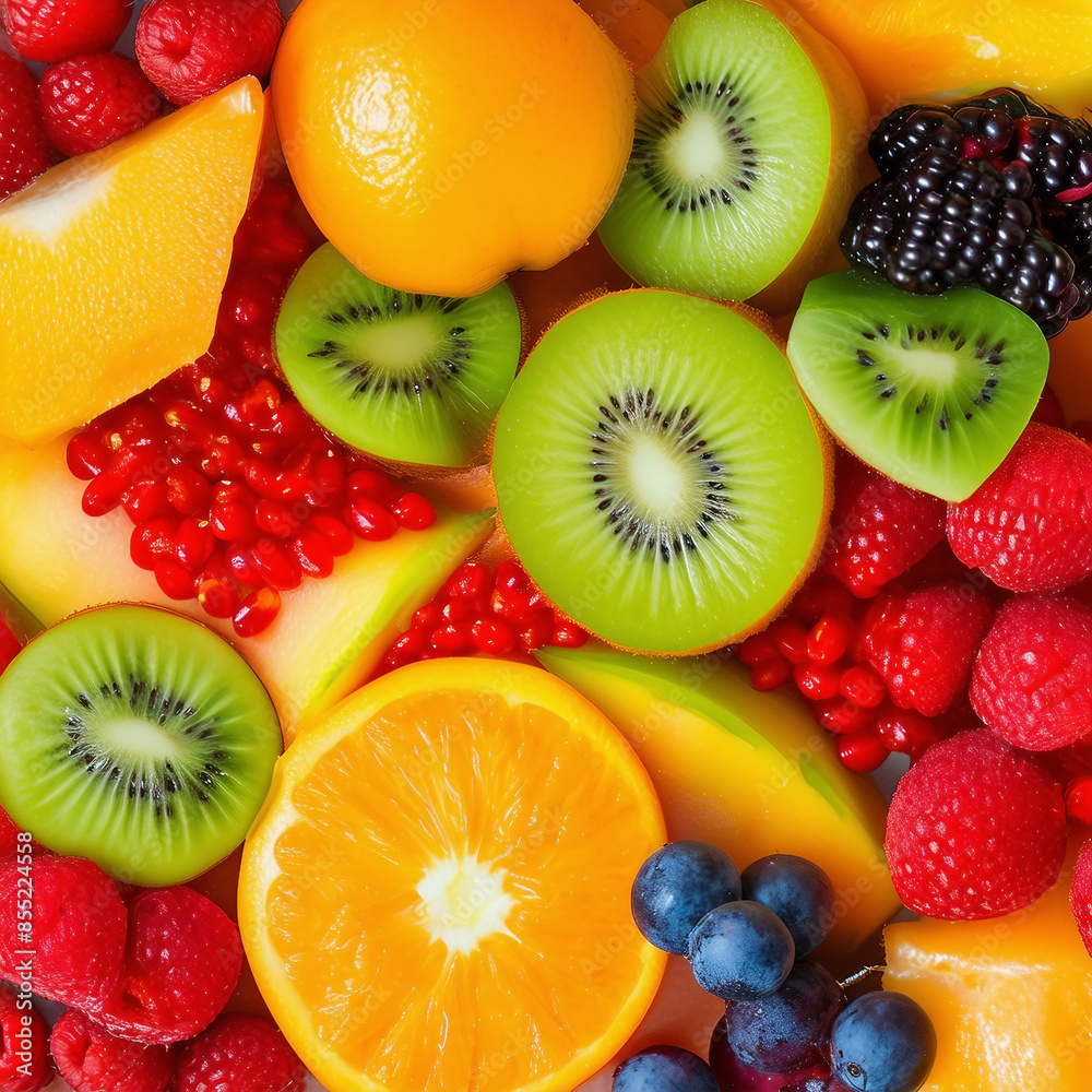 fresh and colorful fruit illustration background fresh and colorful fruit illustration background