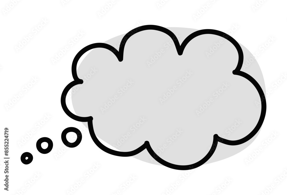 Hand drawn speech bubble box. Doodle style icon. Vector illustration Hand drawn speech bubble box. Doodle style icon. Vector illustration