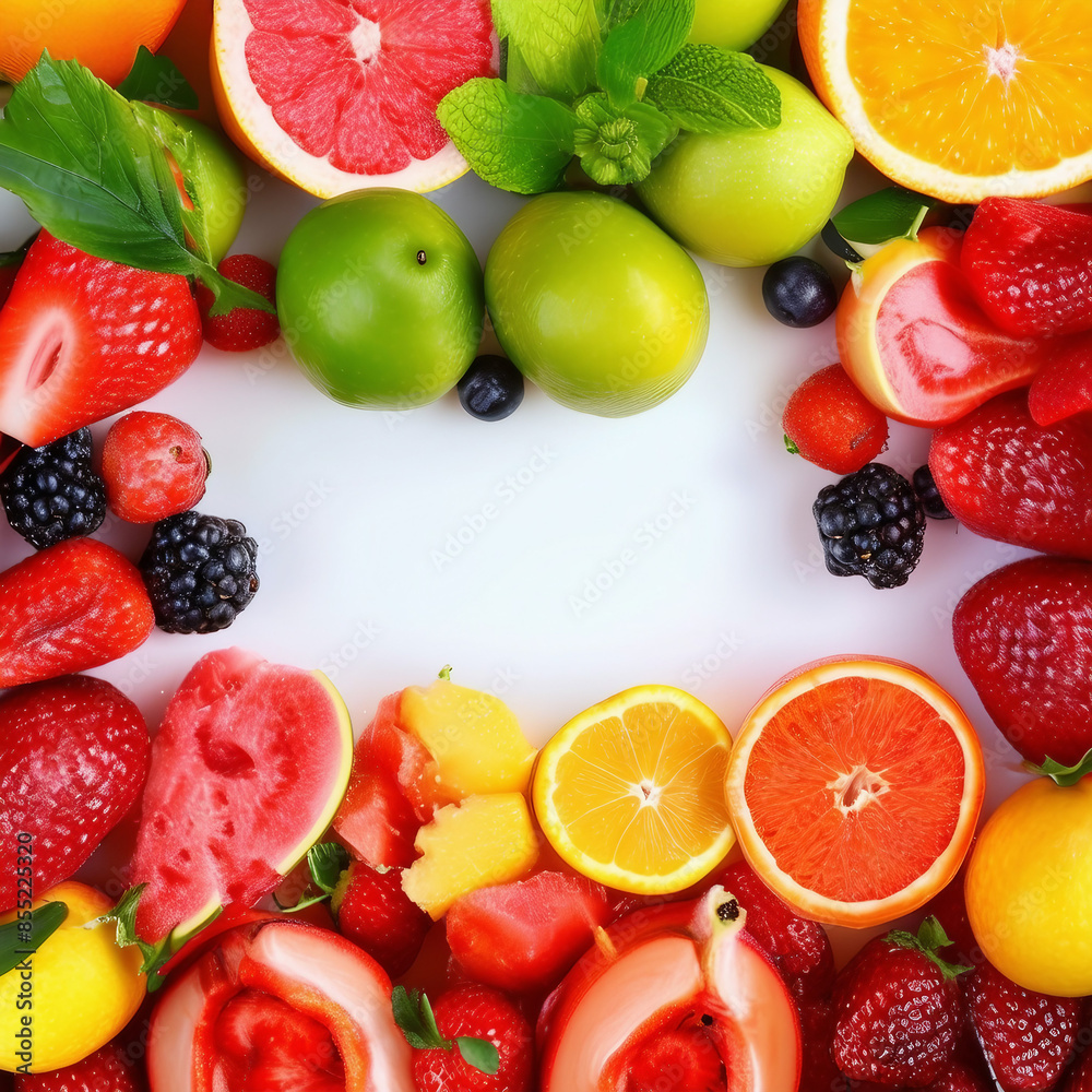 fresh and colorful fruit illustration background fresh and colorful fruit illustration background