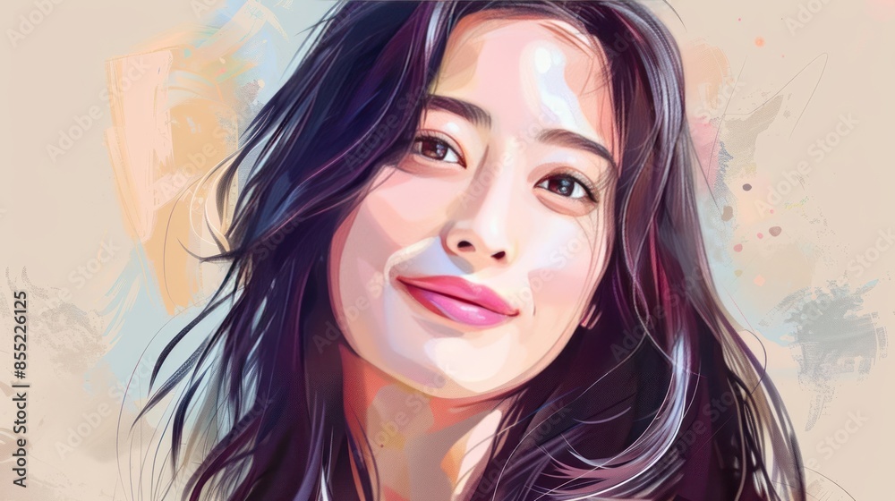 Sakura Smile captures the allure of modern Asian women's elegance in artistic illustrations. Sakura Smile captures the allure of modern Asian women's elegance in artistic illustrations.