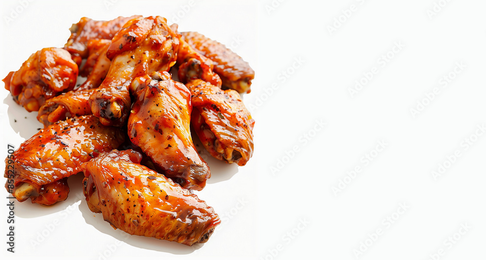 Chicken Wing food. National Chicken Wing Day, space for text Chicken Wing food. National Chicken Wing Day, space for text