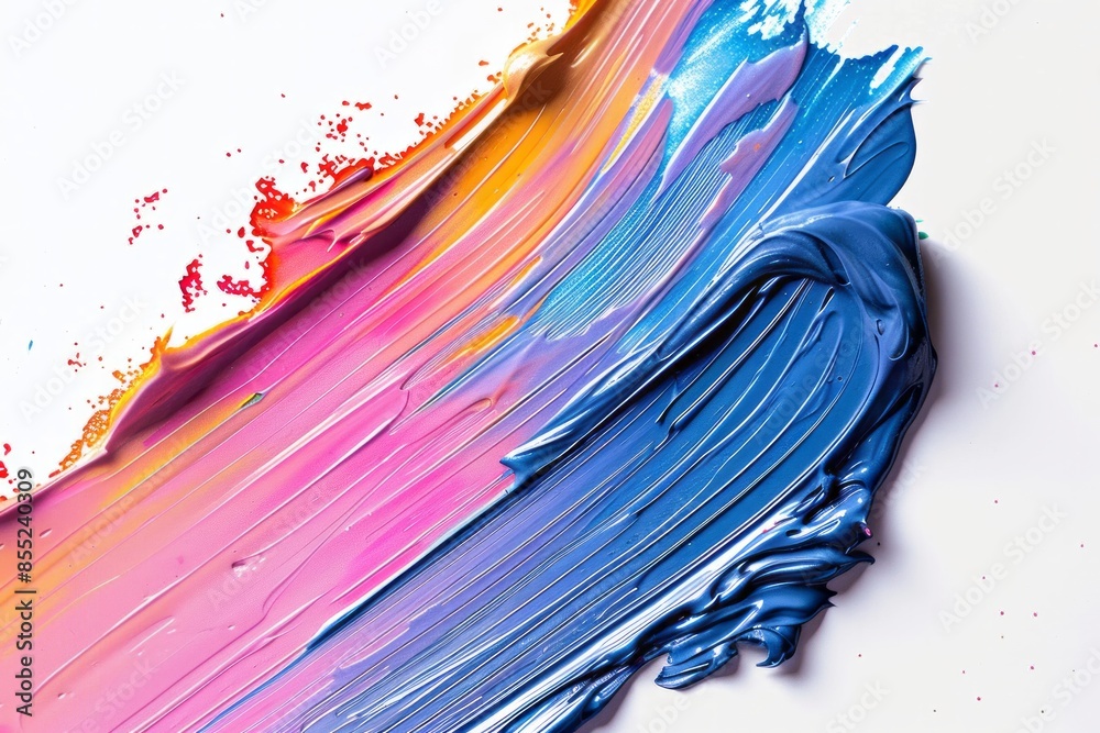 Creamy Glazing Acryl Brush Stroke,Creamy Glazing Acryl Brush Strokes