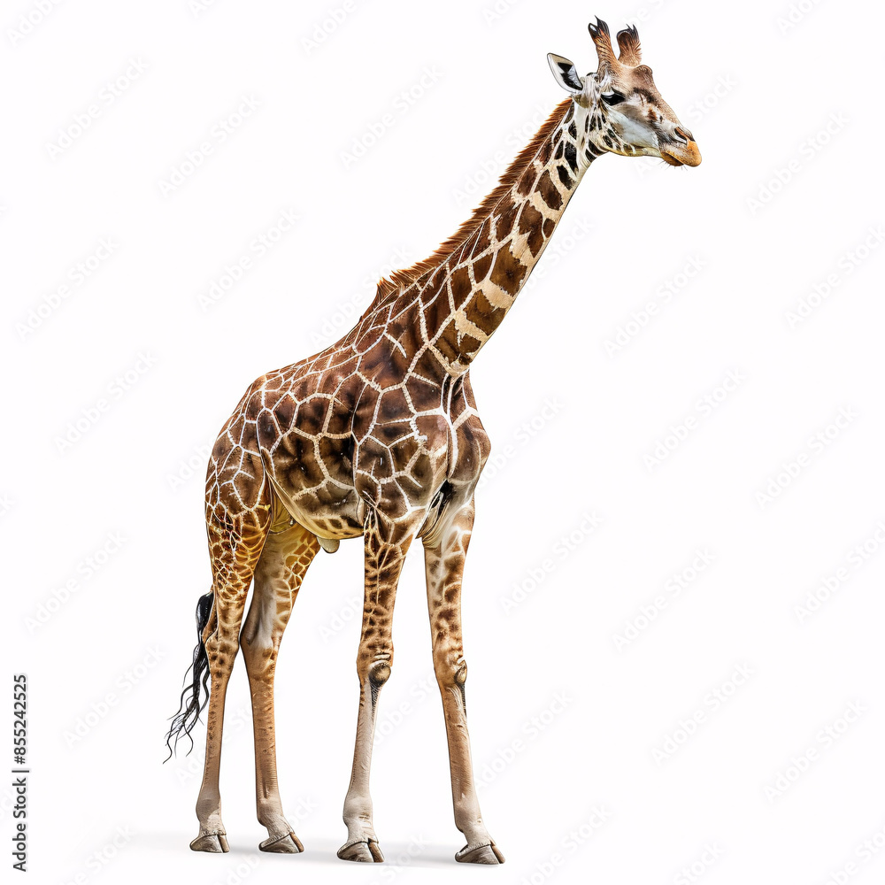 Obraz premium giraffe isolated on white