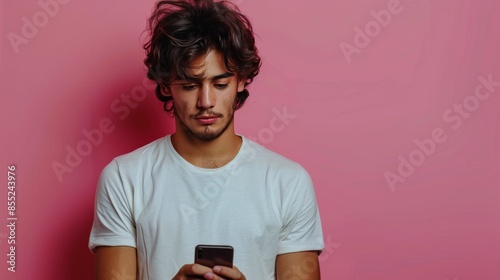 Man Holding Cell Phone