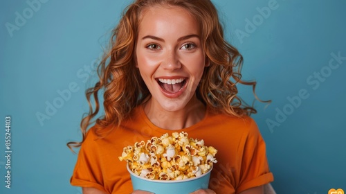 Woman Sitting on a Bean Bag Chair