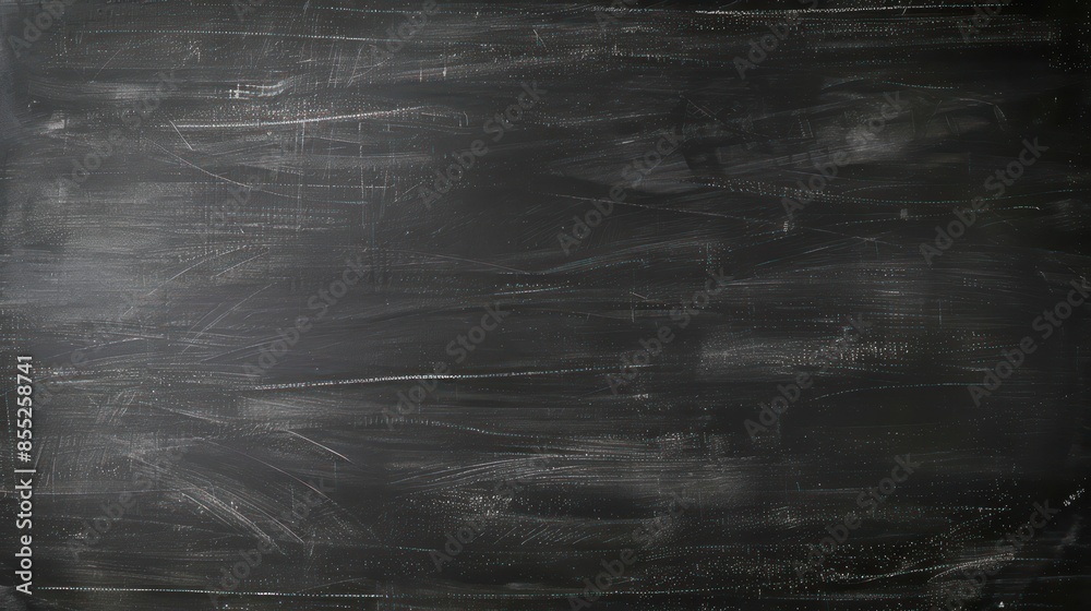 A textured black chalkboard surface covered with white chalk scribbles, suggesting a space for writing, drawing or education A textured black chalkboard surface covered with white chalk scribbles, suggesting a space for writing, drawing or education