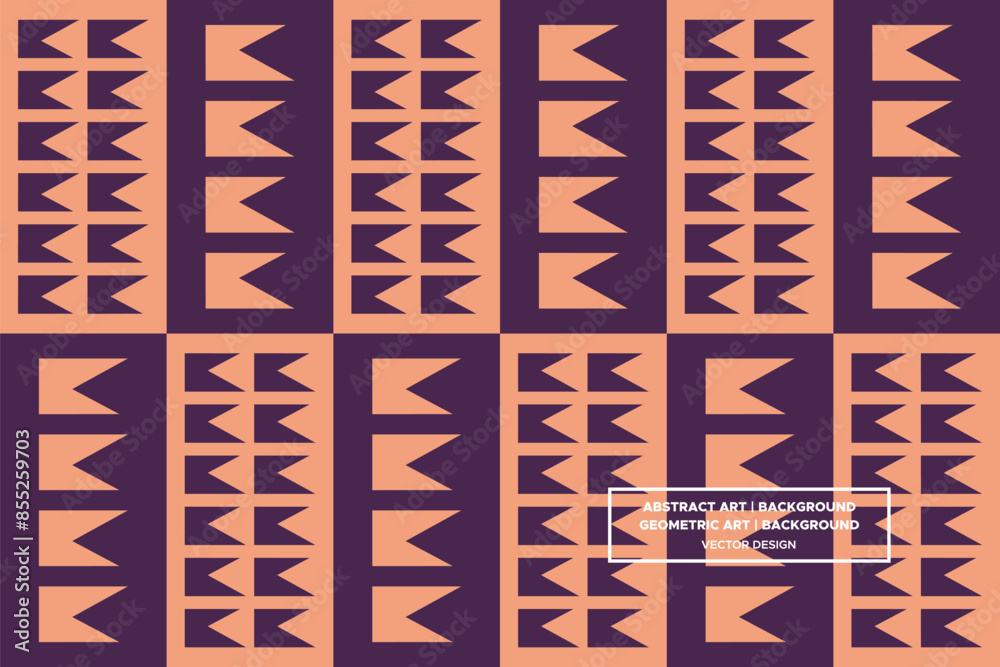 Geometric Pattern - Geometric Background - Abstract Background - Triangles - Brown - Use in Website Design, Packaging, Wall Art, Wallpaper, Poster, Banner, Profile, Brochure, Apparel, Textiles 