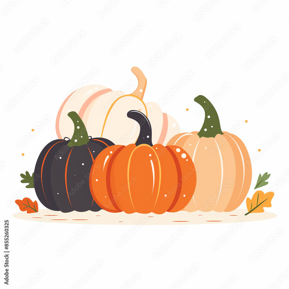 Halloween Illustration On White Background, 2024, Cartoon Graphic Ressource Halloween Illustration On White Background, 2024, Cartoon Graphic Ressource
