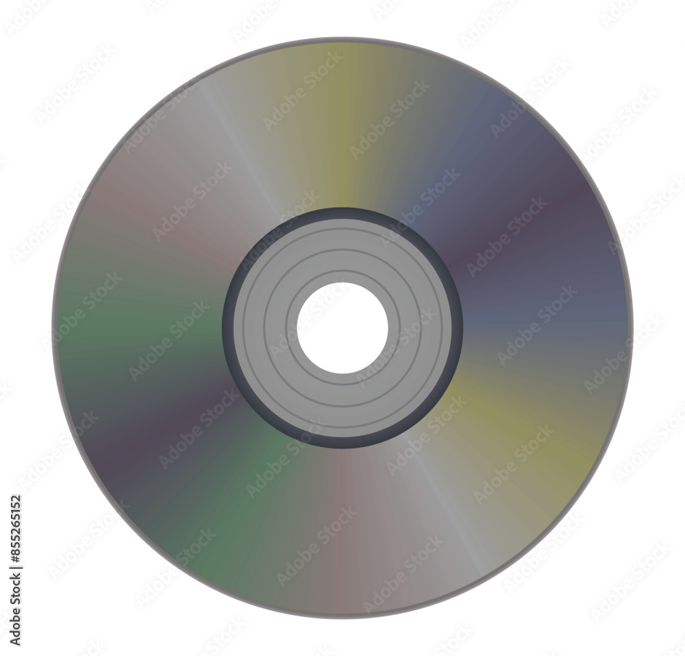 Compact disc blank. vector illustration Compact disc blank. vector illustration