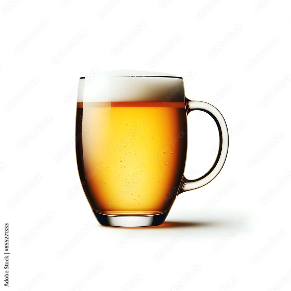 mug of beer isolated on white background mug of beer isolated on white background