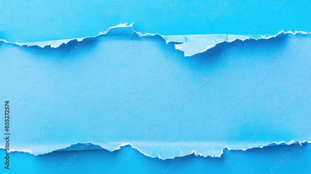 A textured blue surface with a horizontal rip showing a different shade of blue underneath, depicting a concept of reveal or change A textured blue surface with a horizontal rip showing a different shade of blue underneath, depicting a concept of reveal or change