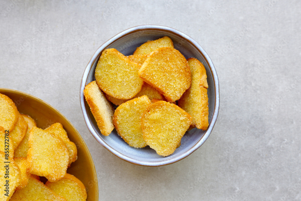 Crispy butter and sugar bread Crispy butter and sugar bread