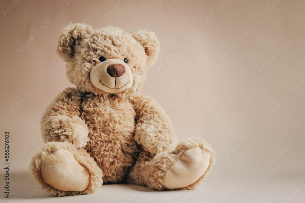 brown teddy bear, A cute teddy bear sitting on a light-colored background with ample copy space. The teddy bear is adorable and cuddly, with soft, fluffy fur and a gentle expression brown teddy bear, A cute teddy bear sitting on a light-colored background with ample copy space. The teddy bear is adorable and cuddly, with soft, fluffy fur and a gentle expression