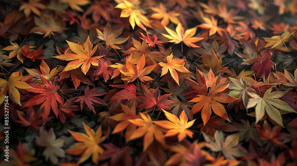 Beautiful background of an autumn landscape with colorful dry leaves Beautiful background of an autumn landscape with colorful dry leaves