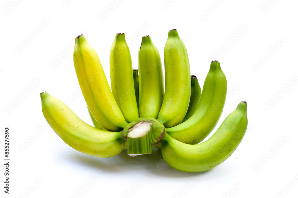 Banana fruit on white background. Banana fruit on white background.