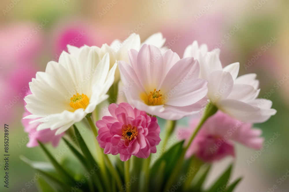 Fototapeta premium Elegant Floral Arrangement with Soft Focus