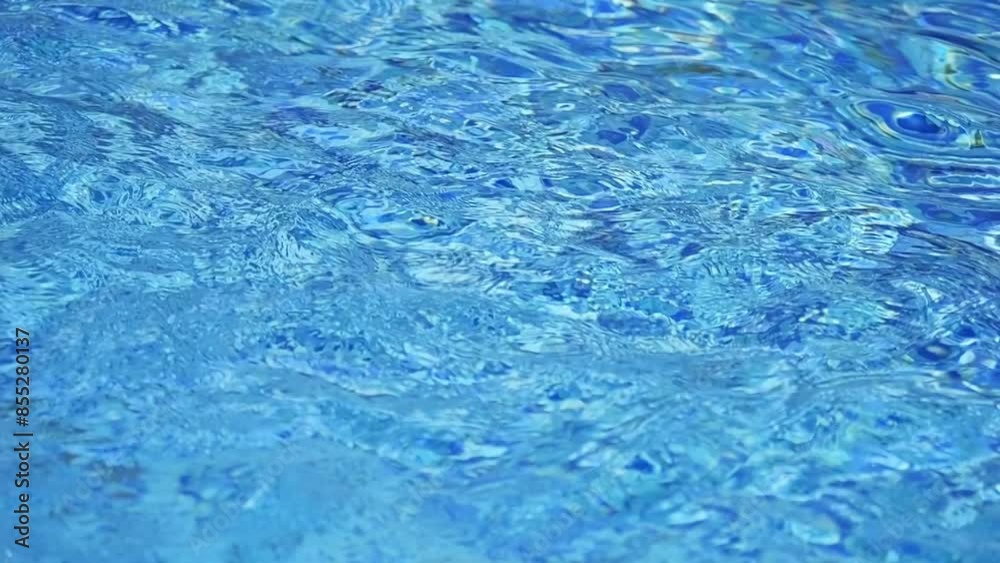 Caustic water with light and ripples on the water surface in slow motion 300fps Caustic water with light and ripples on the water surface in slow motion 300fps