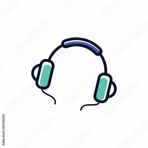 headphones headset music audio icon