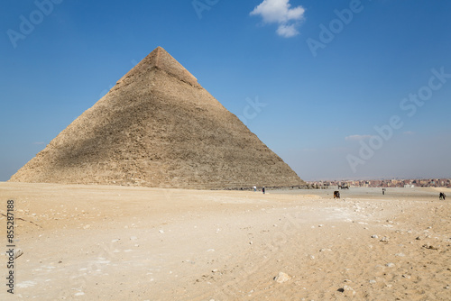 The Giza pyramid complex in Egypt