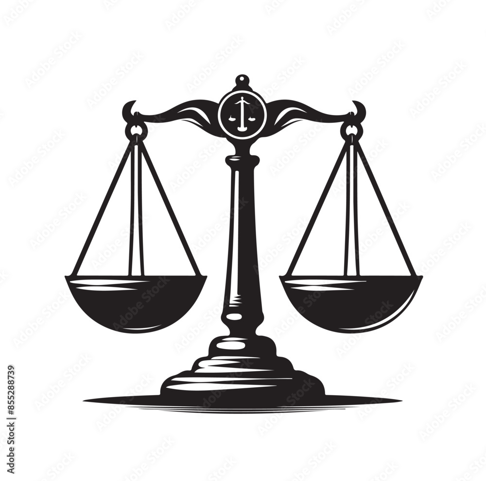 Weight scale silhouette vector art Weight scale silhouette vector art
