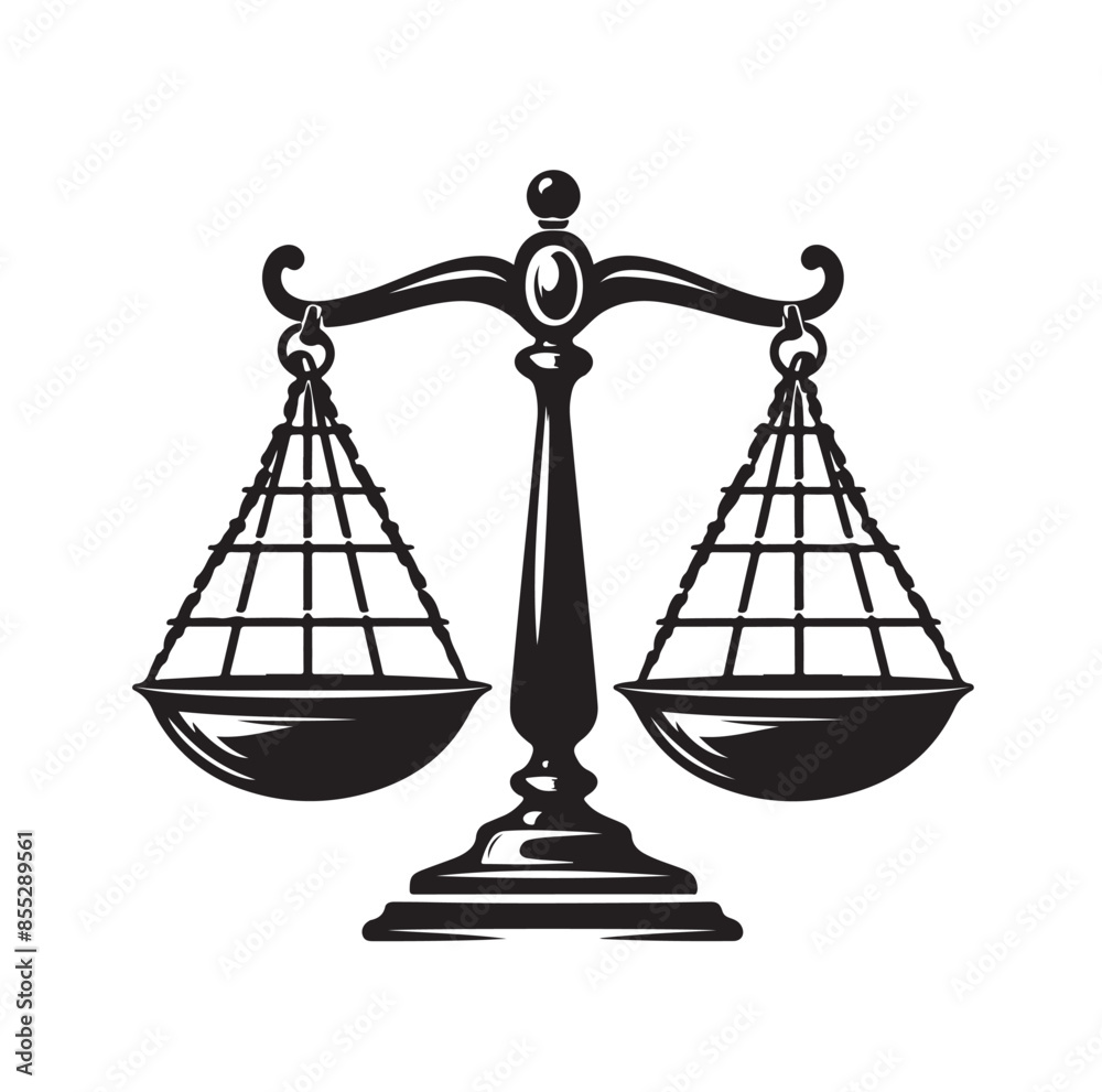 Weight scale silhouette vector art Weight scale silhouette vector art
