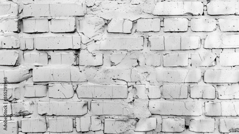 White brick wall with natural texture background White brick wall with natural texture background
