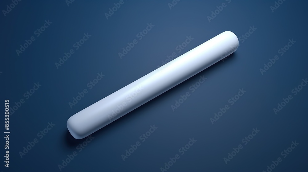 A simple 3D rendering of a white cylinder on a blue background. The cylinder is smooth and featureless, and it appears to be floating in space. A simple 3D rendering of a white cylinder on a blue background. The cylinder is smooth and featureless, and it appears to be floating in space.