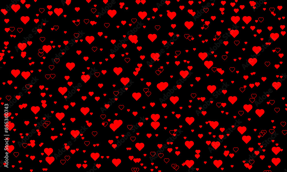 abstract pattern with hearts background abstract pattern with hearts background