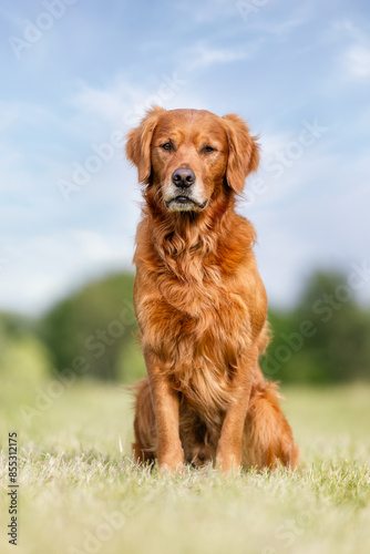Obraz na płótnie golden retriever dog
